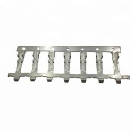 Custom flag terminal electrical terminal, double crimp terminal