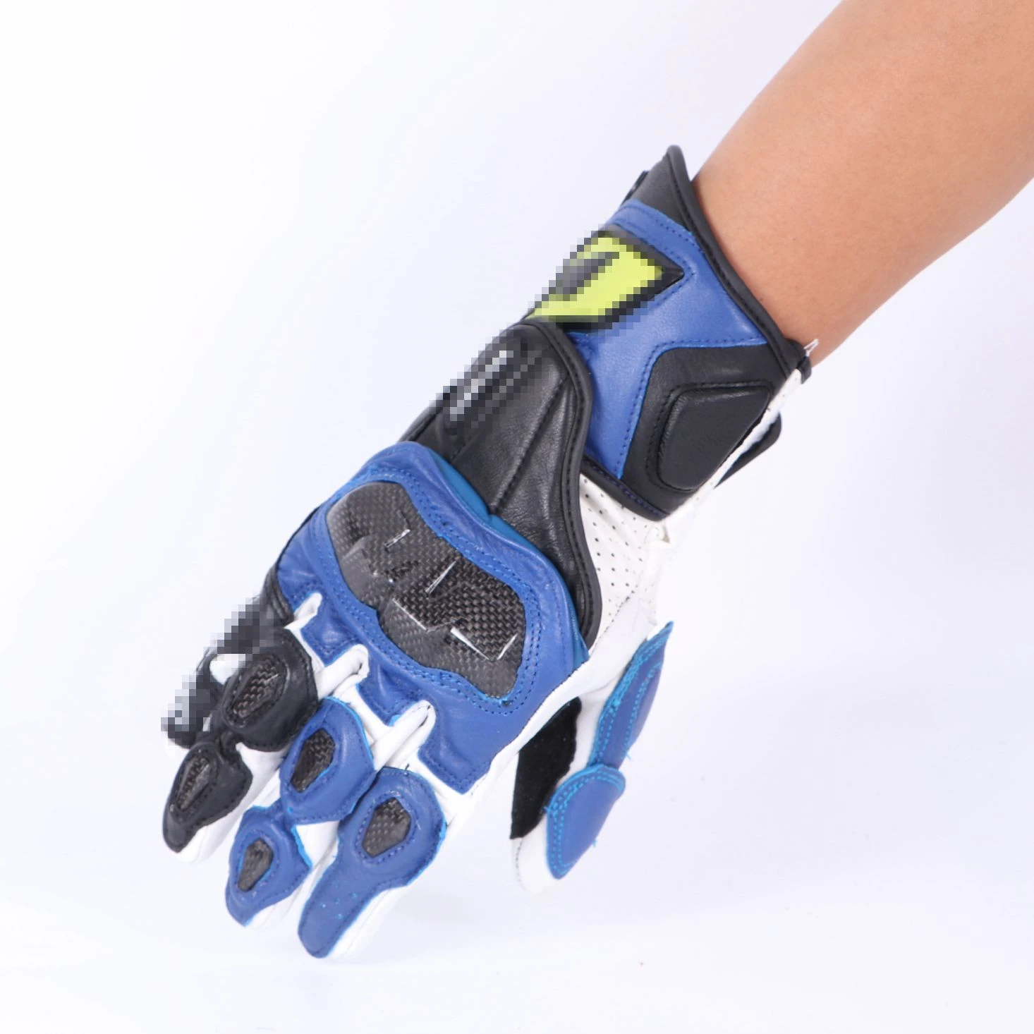 custom leather gloves motorcycle FIve Finger riding Racing Gloves  motorcycle hand gloves