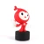Import custom logo 3D plastic rubber cartoon figure kids toy self-inking stamp from China