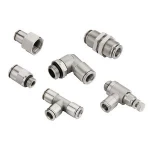 Custom machining air pneumatic connector parts push fitting