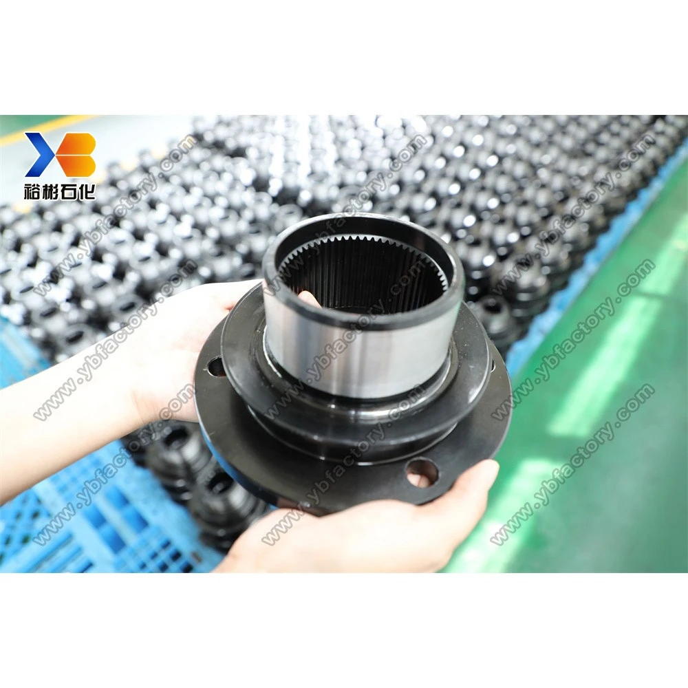 Custom Made CNC Machining Forged Steel Nonstandard Flange Lower Casing according to drawings