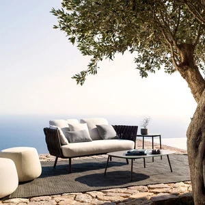 Custom made terrace contemporary  modern china aluminum leisure luxury outdoor garden furniture