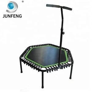 Custom made trampolines with handle jumping mini trampoline for fitness