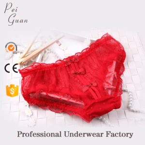 Custom make fashional lace side sexy woman underwear for sale