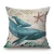 Import Custom Mediterranean Ocean Beach sea horse Printing Linen Cushion Cover from China