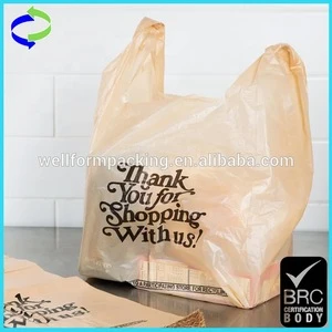 Custom Printed HDPE Plastic Carry Bag at Factory Price