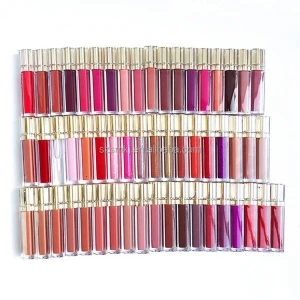 Custom Private Label Moisturizing Lip Gloss High Shine Lipgloss Pearlcent With Shimmer Acrylic Matte Lip Gloss