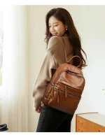 custom pu leather laptop backpack bag,travel backpack weekend back pack,college student backpack,computer work bag daypack