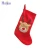 Import Custom Red And Green Felt Santa Reindeer Tree Embroidery Christmas Stocking For Embroidery in Bulk from China