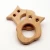Import Custom Shapes Wooden Animal Teething Grasping Toys DIY Wooden Accessory Wooden Baby Teether from China