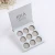 Import Custom updated empty magnetic cheap 3 cardboard eyeshadow palette for makeup from China