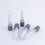Custom Vacuum Gray Lid Glass PET Sample Tube with Paper Label Disposable Plasma Blood Test Tube