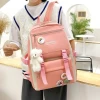 Custom Waterproof Quality Cute Children Kids Backpack 4 Pcs School Bag Set for Teenagers Girls Boys