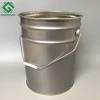 customize18 liter paint bucket metal tin bucket 18 liter paint pail 18 liter solvent keg with handle and lug lid