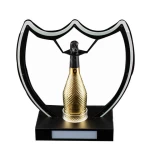 Customized bar acrylic plastic beer wine champagne LED Bottle Glorifier Bottle Display stand