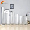 Customized size transparent cylinder glass vase for flower