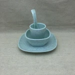 Customized supplier plastic tableware dinnerware set durable dinnerware sets