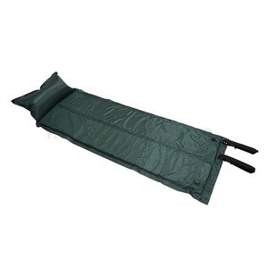 D8510 Outdoor Spliced Double Camping Self-inflating Air Sleeping Mat , Camping Pad with Pillow