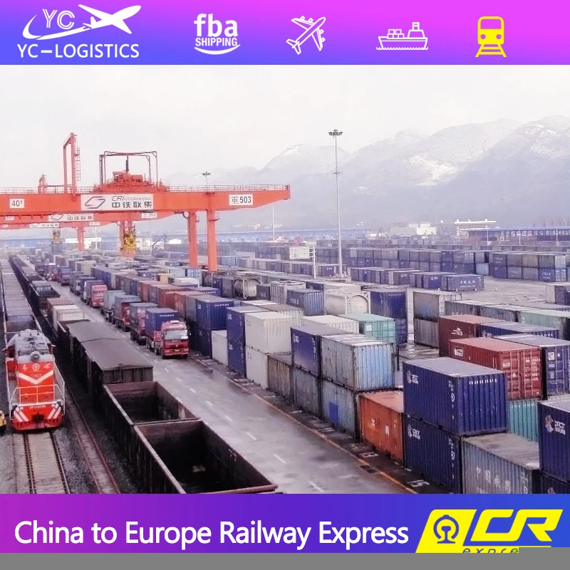 DDP/DDU Railway Freight Rates Door to Door Train Shipping from China to Germany Spain Hungary Netherlands Poland