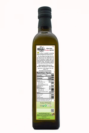 De La Rosa Naturally Extracted 100% Organic Olive Oil With Superb Taste And Flavour 500 ML