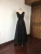 Import DE003 Black Blingbling Lace Decorating V-neck Sleeveless Floor Length Bridesmaid Dresses Evening Dress from China