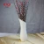 Import decorative custom white embossed ceramic vases vase from China