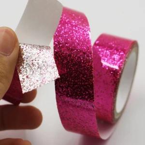 Decorative Glitter Adhesive Tape with release paper