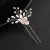 Import Delicate Style Silver Rose Gold Floral Wedding Hair Comb Bobby HairPin Bridal Headdress Wedding Bride Headpiece from China