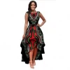 design fashion women long casual party african kitenge dress