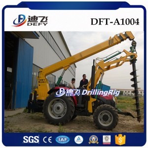 DFT-A1004 Crane Mounted Excavator Pile Driver for Electric Pole