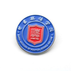 Die Cast Brass Gold Plating Custom Logo Souvenir Magnetic Name Badge Metal Crafts Soft Enamel Cheap Lapel Pins