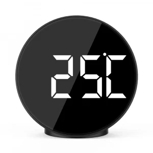 Digital Alarm Clock LED Voice Control Night Mode Electronic Watch Large Time Temperature Home Decor Table Clock