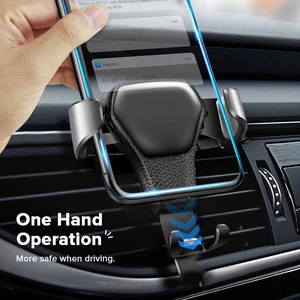 DIHAO Gravity Car Holder For Phone in Car Air Vent Clip Mount No Magnetic Mobile Phone Holder Cell Stand Support For iPhone X 7