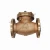 Import DIN brass PN10 swing check valves flange end DN80-150 marine valves from China