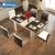 Import dining room set modern 4 seater extendable dining table from China