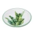 Import dinnerware manufacturer wholesale Banana leaf design round melamine plastic charger plate from China