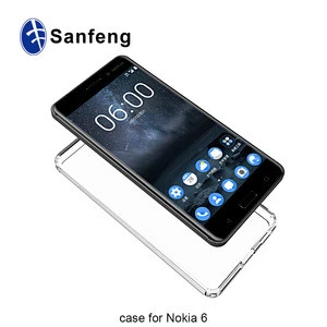 Direct Factory Wholesale Mobile Phone Accessories Clear Hybrid Case Cover For Nokia 6