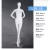 Import display dummy Mannequins female  for Sale, full body, Abstract, From MDF mannequin Manufacturer MDF2013 from Pakistan