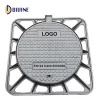 DIVINE Square Round Ductile Iron Manhole Cover En124 Access Cover China Sewer Lid