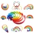 Import Diy wood  rainbow wooden toyeducational toy kids toy organizer cheap price toy newest building blocks from China