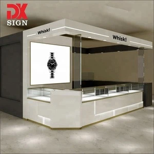 DK offer custom popular style store mac makeup stand cosmetics showcase for sale