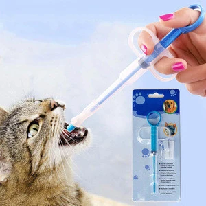 Dog Cat Capsule Tablet Pill Gun Feeder Soft Tip Syringe Doser