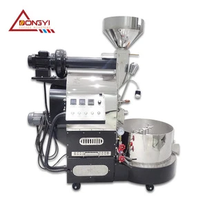 Dongyi coffee roaster 3kg/Gas 1Kg 2kg 3kg Coffee Roaster with bluetooth-data logger/Durable coffee roaster machine