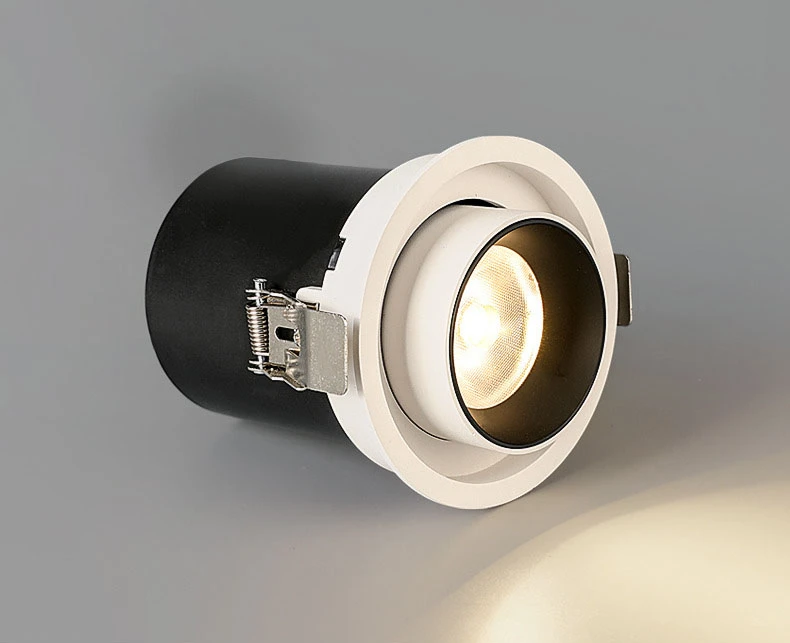 Double Antiglare downlight Recessed LED COB Grille Light walmart