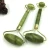 Import Double Head Gift  Facial Device Face Slimming Body Head Neck Nature Massage Jade Roller from China
