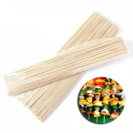 Double Pronged for Food Kebab Potato Kabab Bamboo Skewer Display Machine