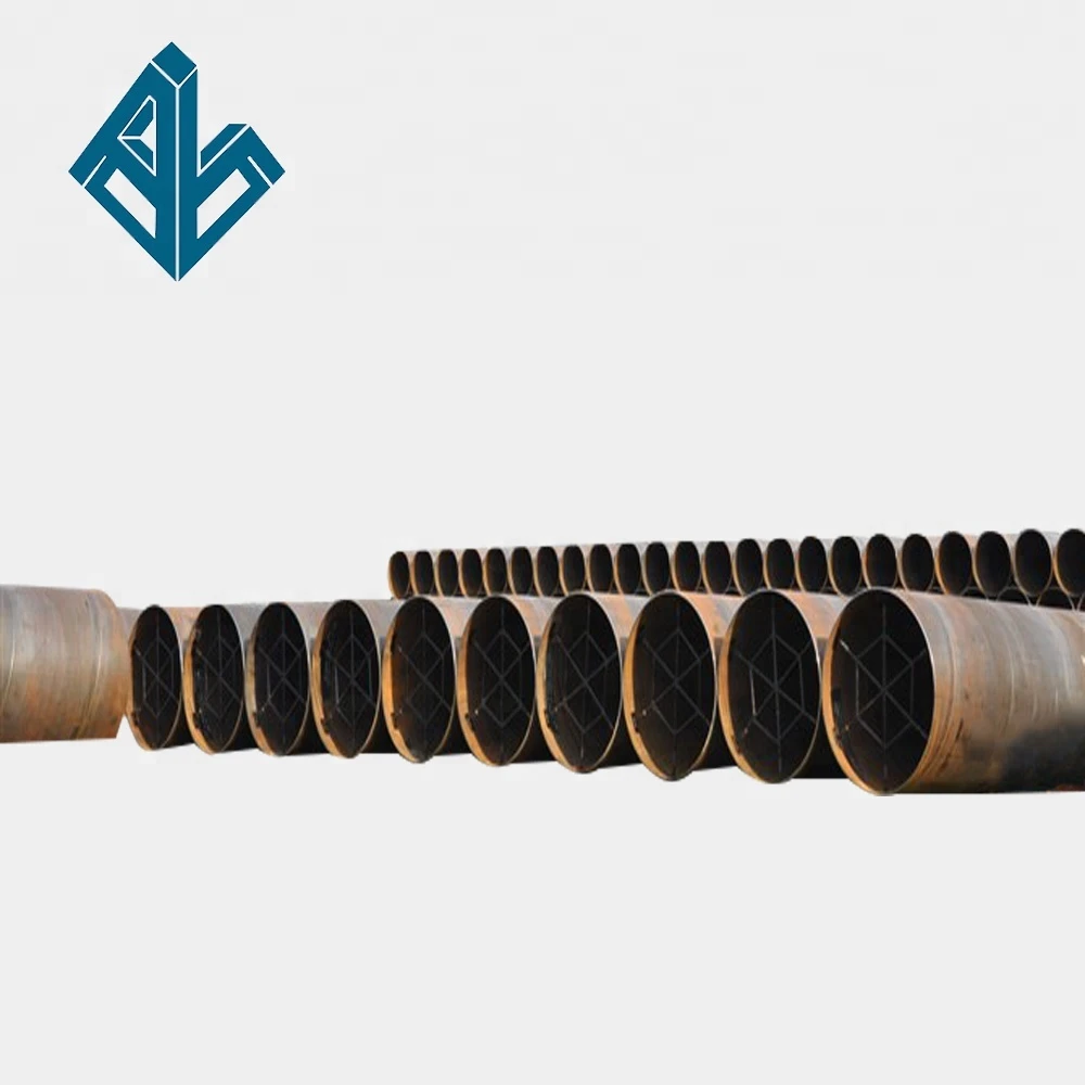double-sided submerged arc welding 325*8 steel structure engineering column spiral steel pipe