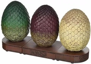 Dragon Egg Bookends for Game of Thrones Resin Book Holder