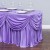 Import Drape Chiffon Tablecloth Pleated table cloth Skirt White from China