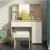 Import Dressing table makeup luxury dresser with mirror chair from China